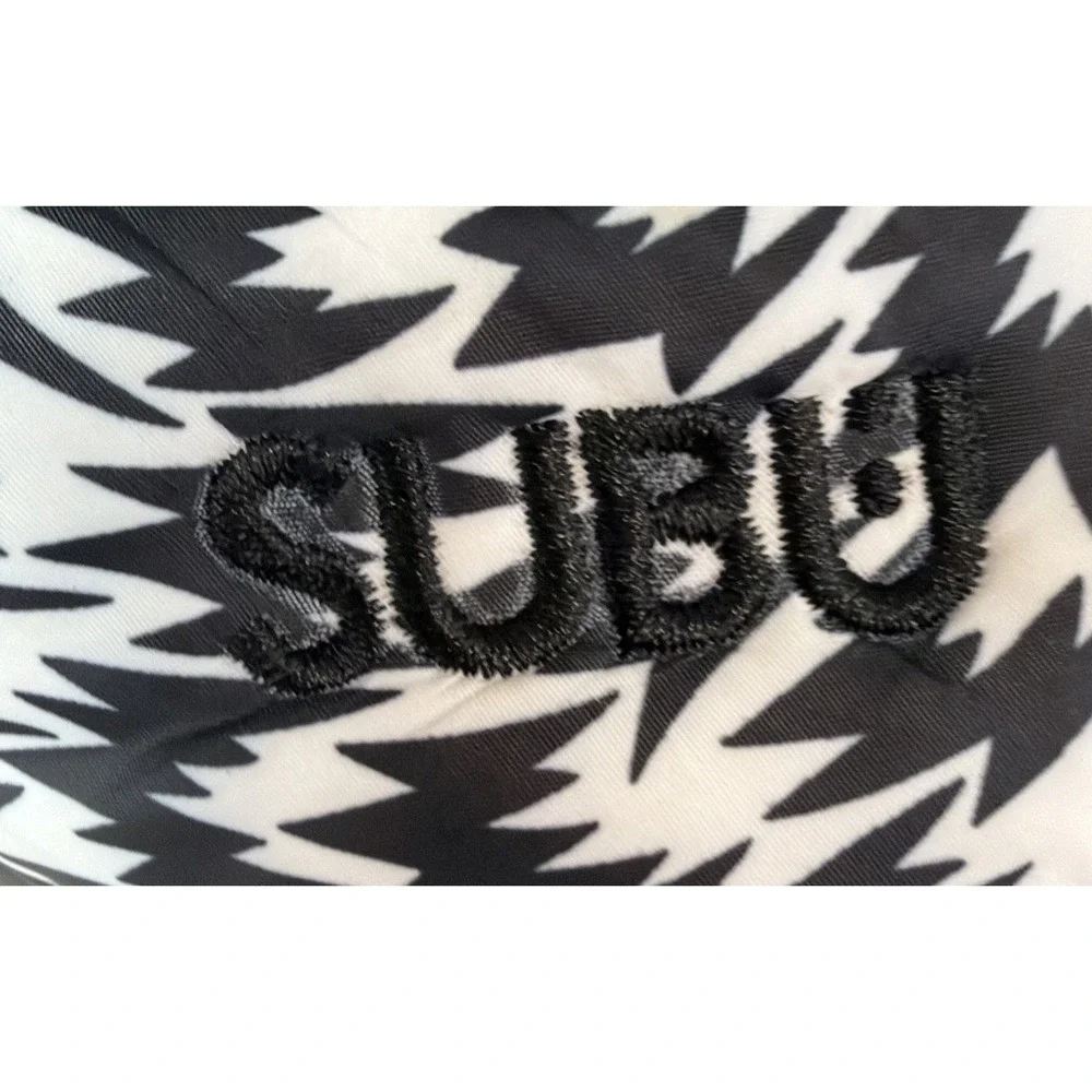 SUBU x Eley Kishimoto Flash Winter Slippers Black White Lightning Puffer Sz 1(9)